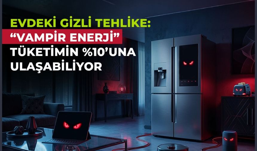 EVDEKİ GİZLİ TEHLİKE: ‘VAMPİR ENERJİ’ TÜKETİMİN YÜZDE 10'UNA ULAŞABİLİYOR