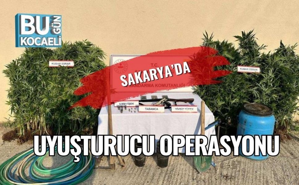 Sakarya’da Uyuşturucu Operasyonu