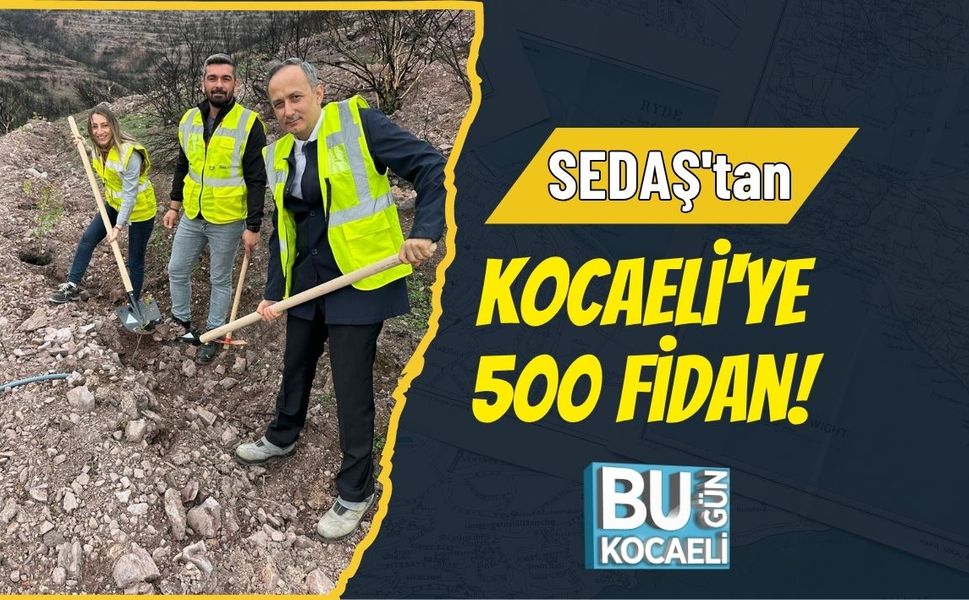 SEDAŞ'tan Kocaeli'ye 500 Fidan!