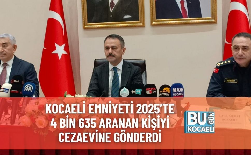 Kocaeli Emniyeti 2025’te 4 Bin 635 Aranan Kişiyi Cezaevine Gönderdi