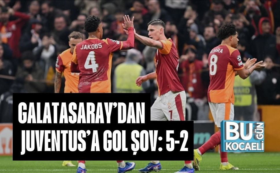 GALATASARAY’DAN JUVENTUS’A GOL ŞOV: 5-2