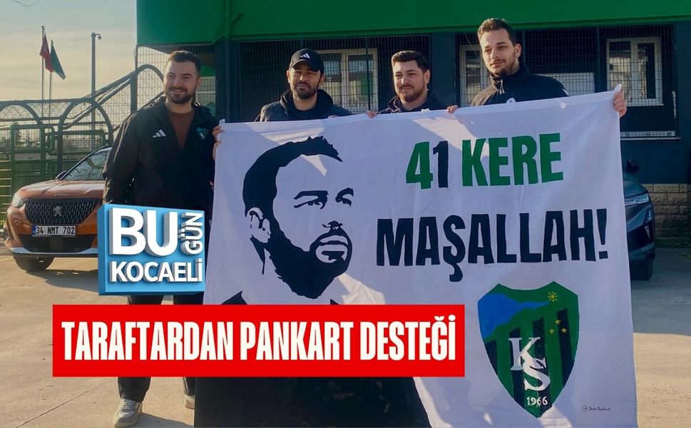TARAFTARDAN PANKART DESTEĞİ