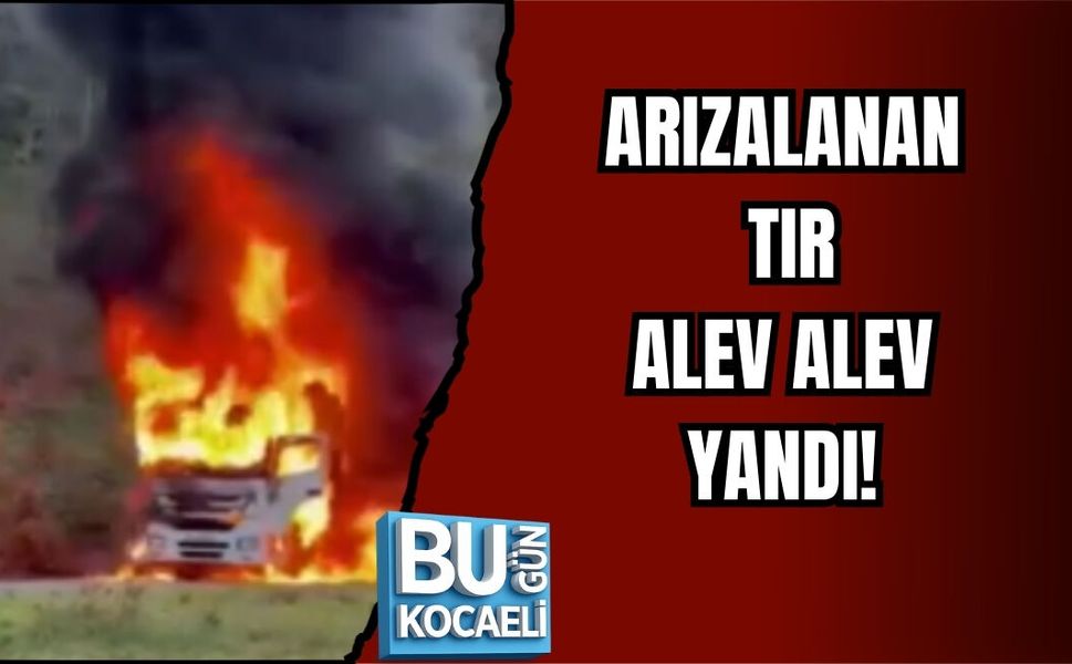 ARIZALANAN TIR ALEV ALEV YANDI!