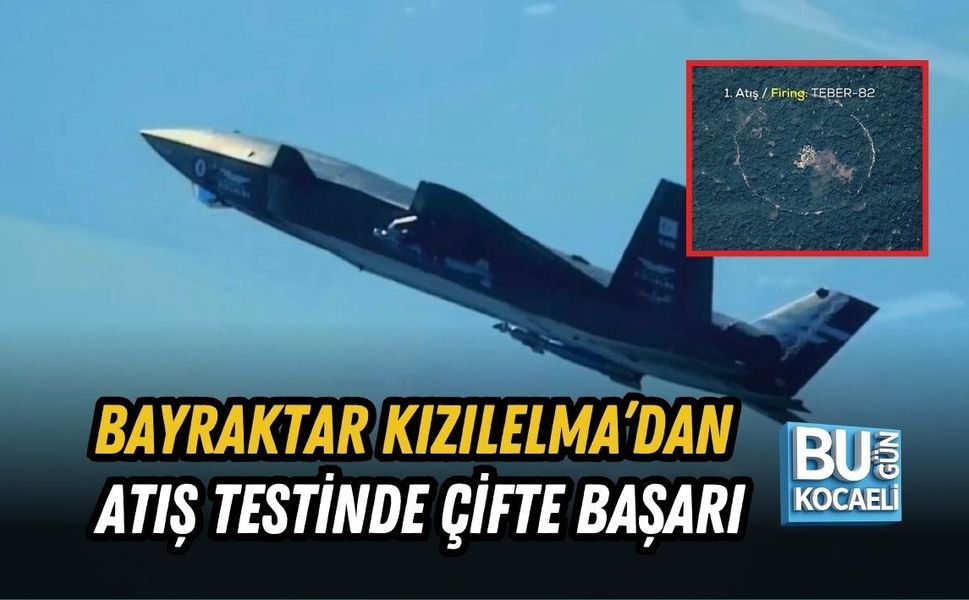 BAYRAKTAR KIZILELMA’DAN ATIŞ TESTİNDE ÇİFTE BAŞARI