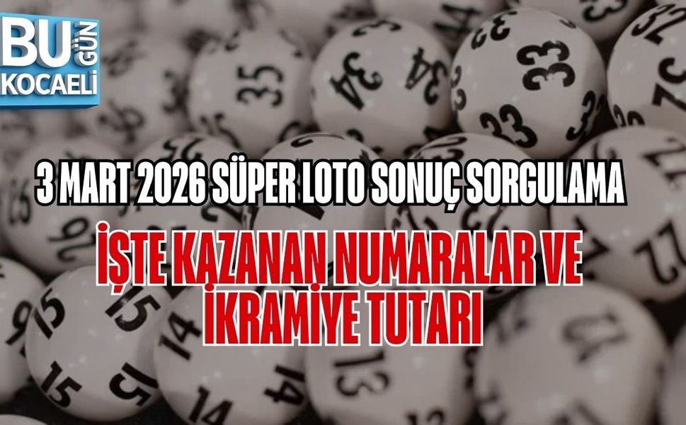 3 MART 2026 SÜPER LOTO SONUÇ SORGULAMA: İŞTE KAZANAN NUMARALAR VE İKRAMİYE TUTARI