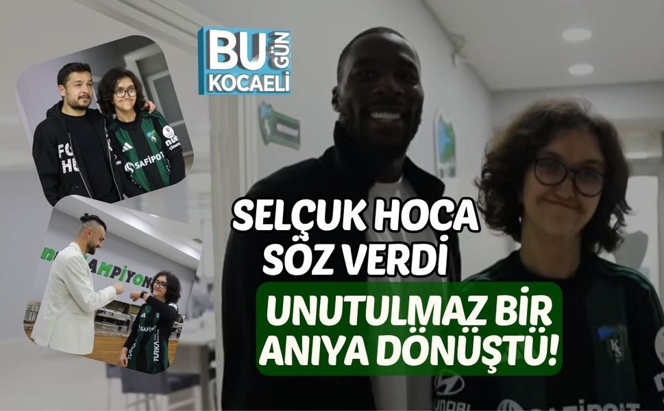 SELÇUK HOCA SÖZ VERDİ, UNUTULMAZ BİR ANIYA DÖNÜŞTÜ!