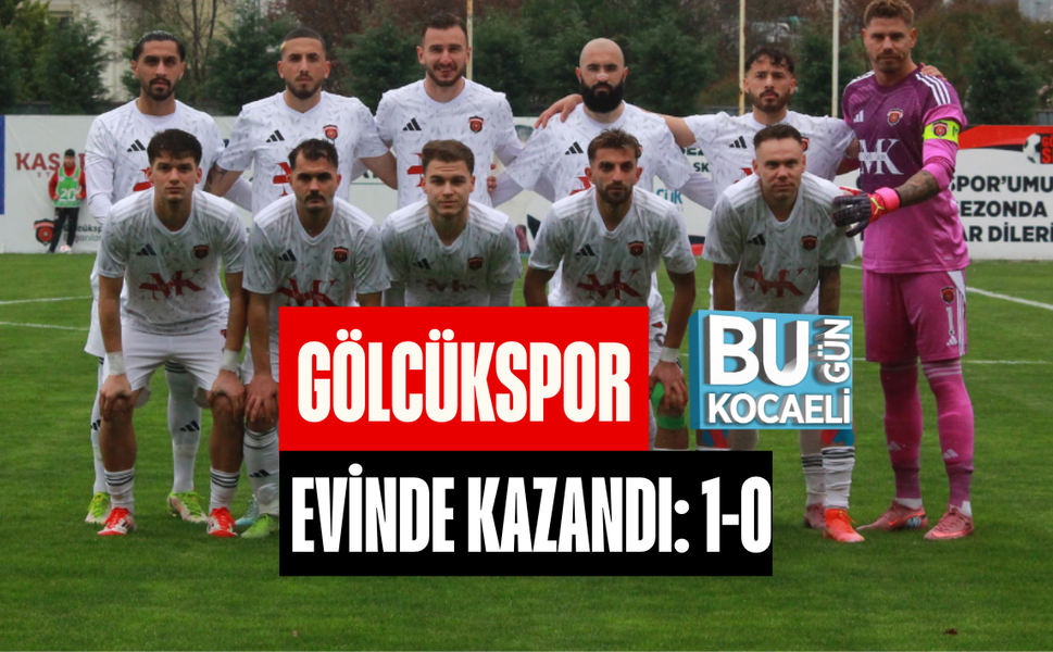 GÖLCÜKSPOR EVİNDE KAZANDI: 1-0