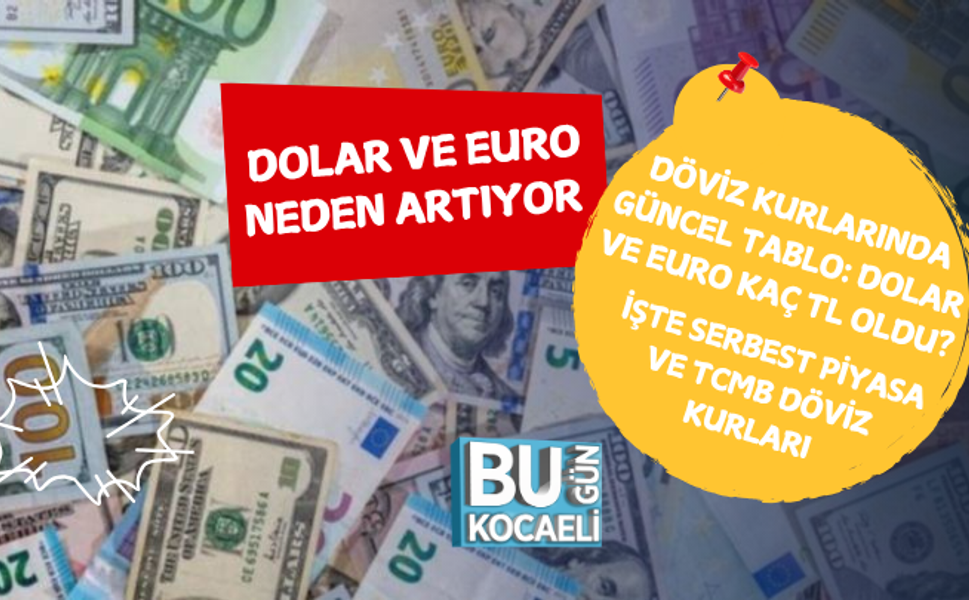 DÖVİZ KURLARINDA GÜNCEL TABLO: DOLAR VE EURO KAÇ TL OLDU? İŞTE SERBEST PİYASA VE TCMB DÖVİZ KURLARI