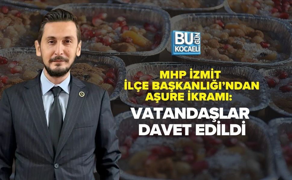 MHP İLÇE BAŞKANLIĞI’NDAN AŞURE İKRAMI: VATANDAŞLAR DAVET EDİLDİ