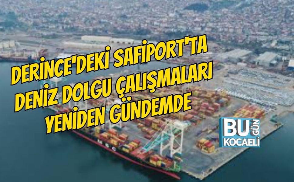 DERİNCE'DEKİ SAFİPORT'TA DENİZ DOLGU ÇALIŞMALARI YENİDEN GÜNDEMDE
