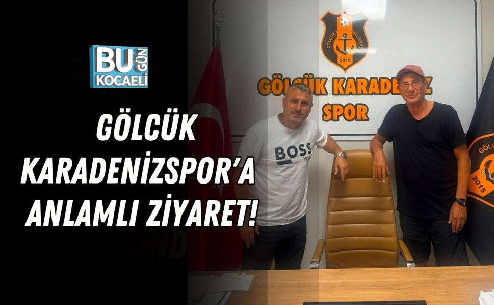 TÜRK FUTBOLUNUN EFSANE İSMİ GİRAY BULAK'TAN GÖLCÜK KARADENİZSPOR'A ANLAMLI ZİYARET!