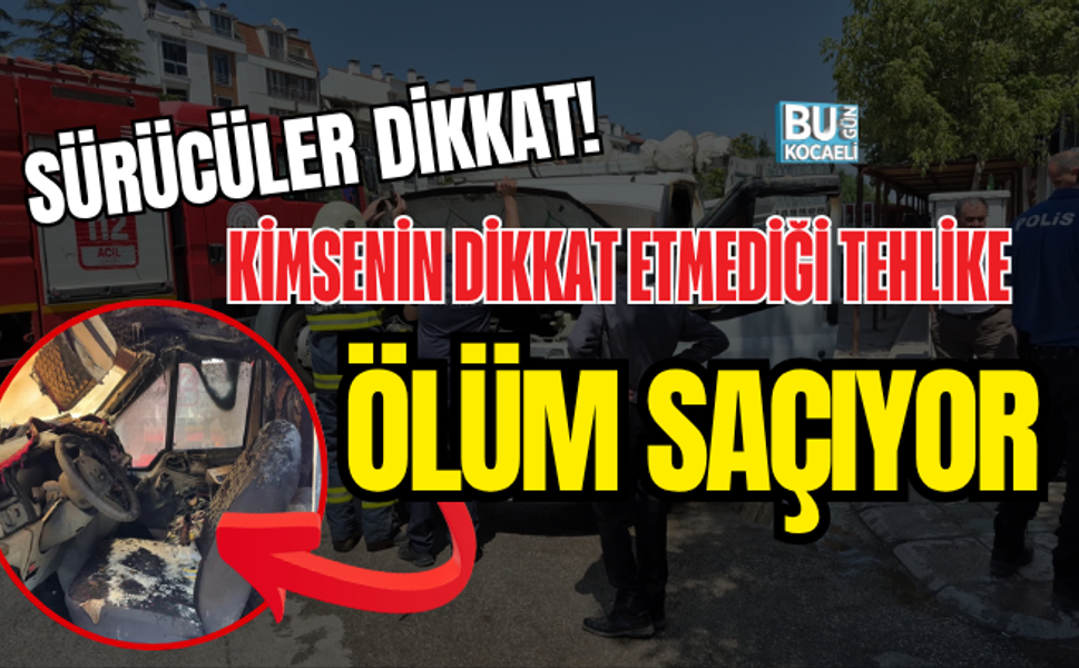 SÜRÜCÜLER DİKKAT! KİMSENİN DİKKAT ETMEDİĞİ TEHLİKE: ÖLÜM SAÇIYOR
