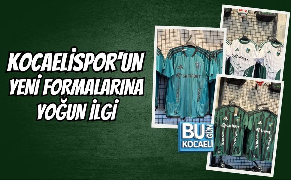 KOCAELİSPOR’UN YENİ FORMALARINA YOĞUN İLGİ